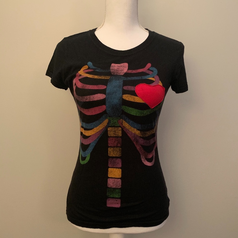 VINTAGE dELiA*S SKELETON TEE